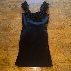 Black cocktail dress, gently used size 8